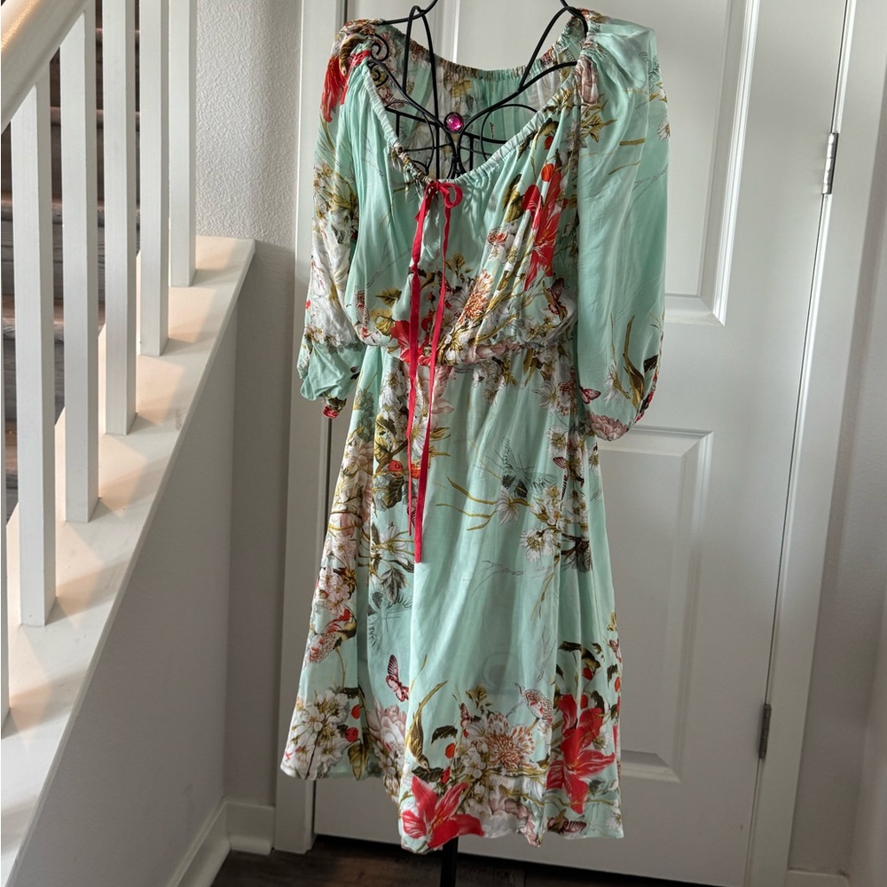 Dress with floral print